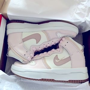Pink Nike Dunk High Ups